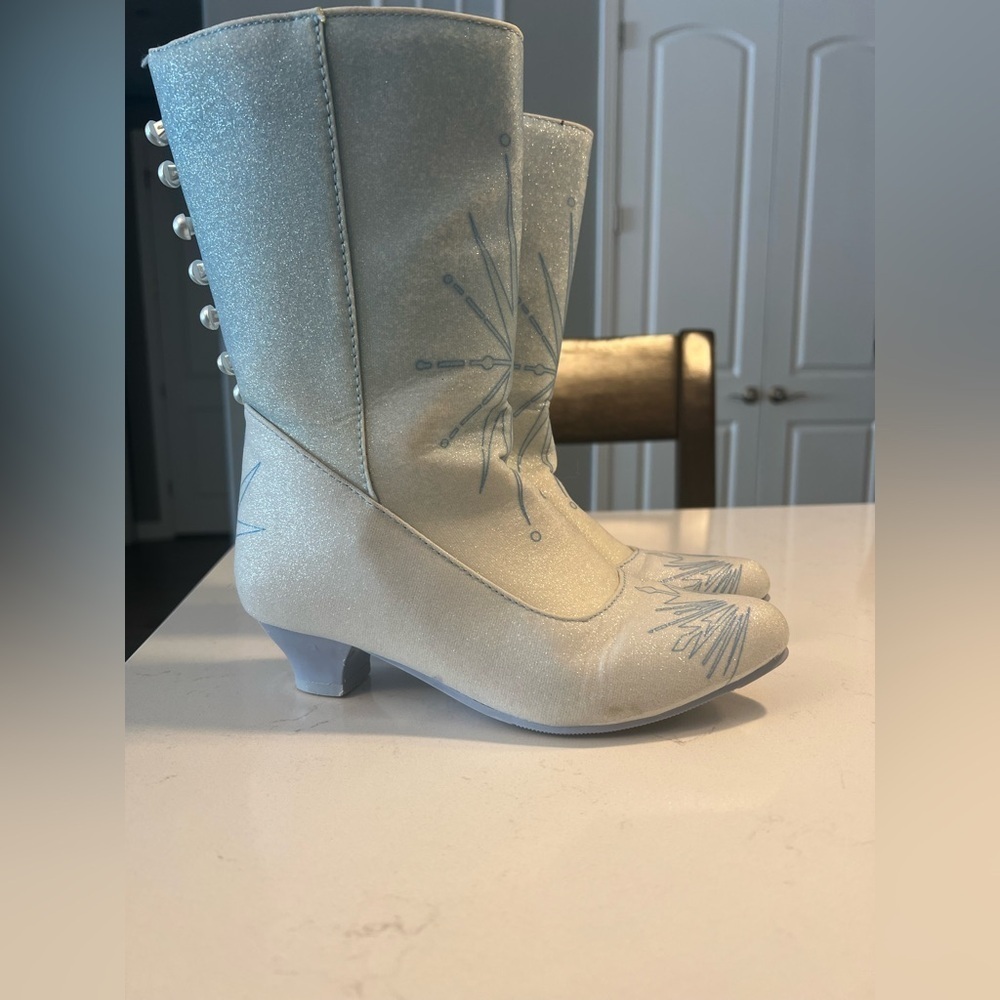 Disney White and Blue Kids Boots